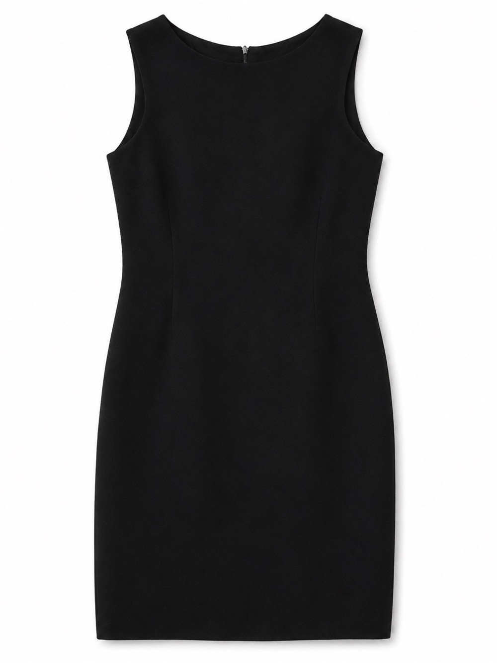 Louben Black Sheath Dress - Size 4 - Fully Lined - Classic Little Black Dress - Picture 2 of 10